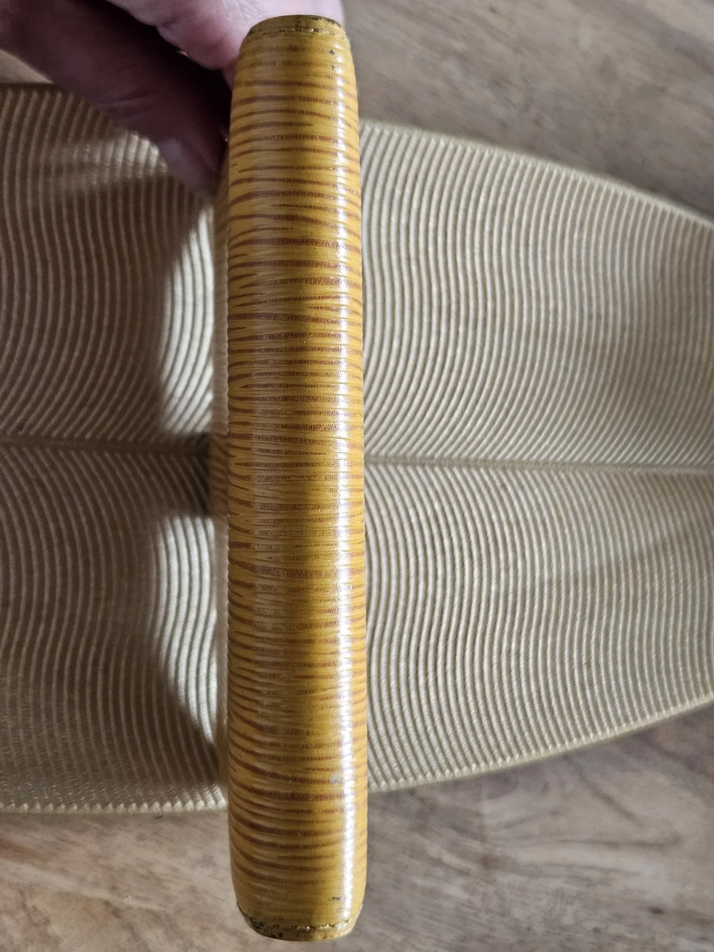 Louis Vuitton Yellow Epi Leather Agenda Cover with Snap
